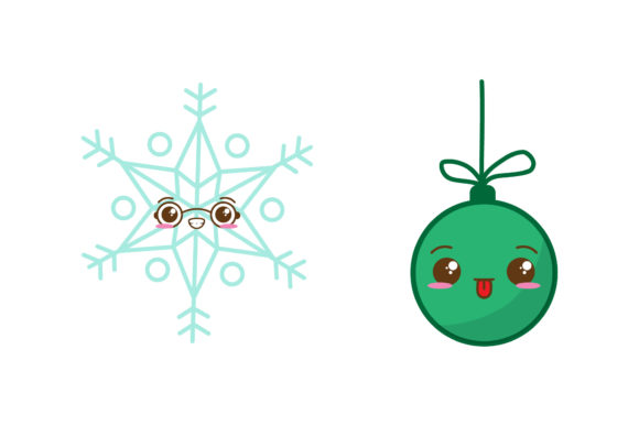 Download Snow &amp; Ornament Set Christmas Vectors - Premium Resources