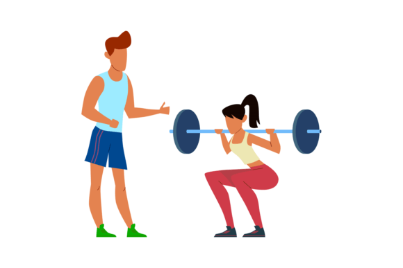 Download Active Sport Woman with Trainer, Girl in - Active Collection