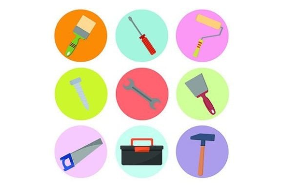 Download Construction Tools. Building Repair Hand - Hand Collection