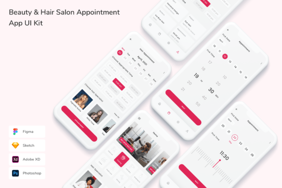 Download Beauty &amp; Hair Salon Appointment App UI K - Beauty Collection